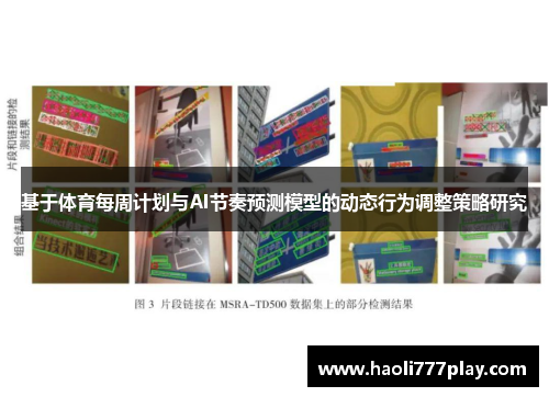 基于体育每周计划与AI节奏预测模型的动态行为调整策略研究